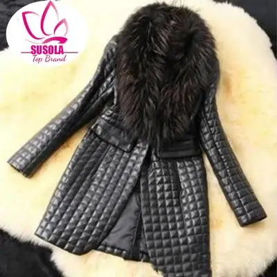 

Женское пальто из искусственного меха SUSOLA, сезон осень-зима 2024, женская теплая куртка, облегающие меховые пальто из искусственной кожи, пушистая верхняя одежда, длинные куртки