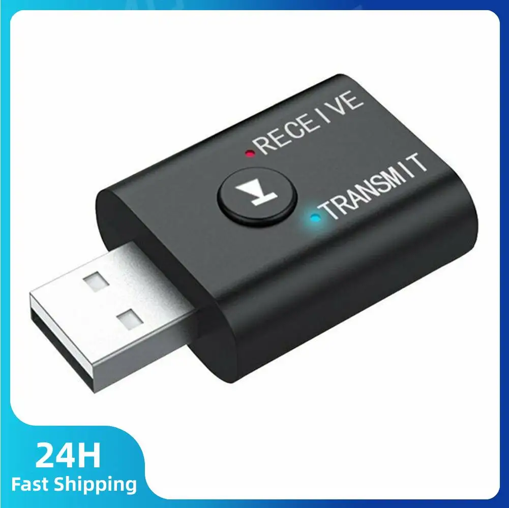 TR6 Bluetooth 5.0 Adapter Transmitter Receiver 2 IN 1 Wireless Audio 3.5mm USB Aux Adapter BT Transmitter For Car Speaker PC TV
TR6 Bluetooth 5.0 Adapter Transmitter Receiver 2 IN 1 Wireless Audio 3.5mm USB Aux Adapter BT Transmitter For Car Speaker PC TV