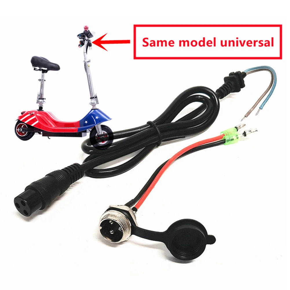 Battery Charger Port 3 Pin Inline Connector Jack Socket Electric Scooter Supply Charging Cable 3 Prong Plug Scooter Parts
Battery Charger Port 3 Pin Inline Connector Jack Socket Electric Scooter Supply Charging Cable 3 Prong Plug Scooter Parts