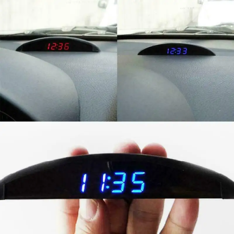 12V Digital LED Alarm Auto Electronic Car Clock Voltmeter Thermometer 3In1 Car Voltmeter Temperature Meter Clock
12V Digital LED Alarm Auto Electronic Car Clock Voltmeter Thermometer 3In1 Car Voltmeter Temperature Meter Clock