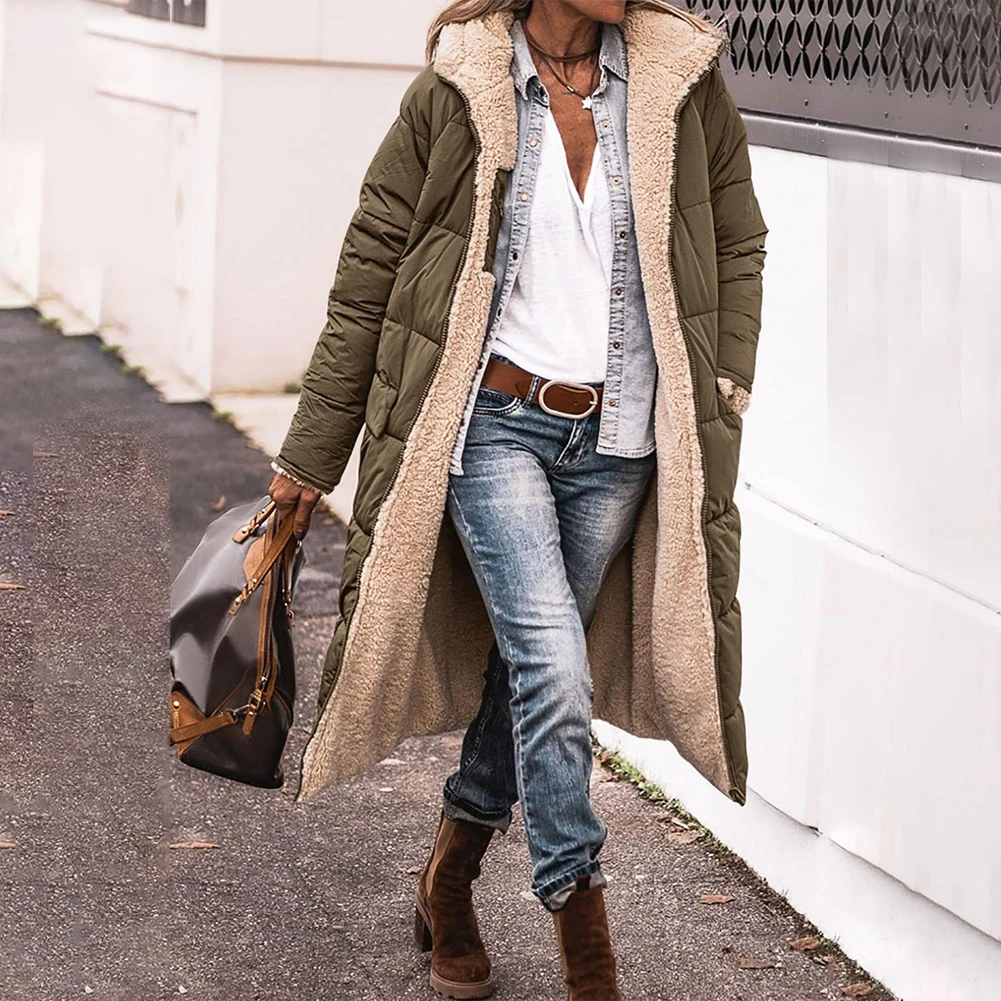 New Women Long Sleeve Non Strech Outwear Clothing Jacket Overcoat Padded Jacket Parka Polyester Solid Solid Color Female Coats
New Women Long Sleeve Non Strech Outwear Clothing Jacket Overcoat Padded Jacket Parka Polyester Solid Solid Color Female Coats