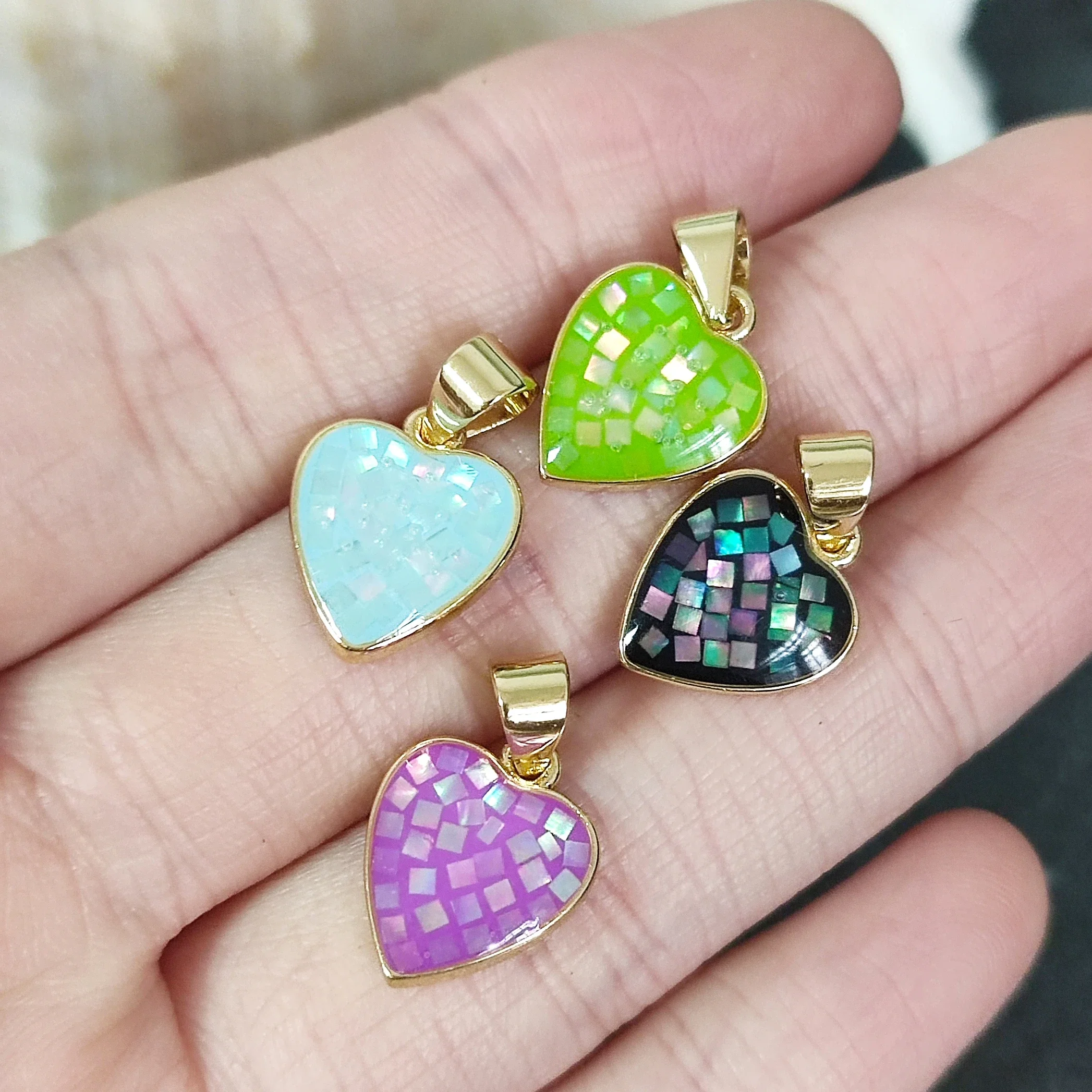 5 шт. оптовая продажа, маленькие красочные подвески в форме сердца, жемчужные подвески в виде ракушек для браслета, ожерелья, изготовления ювелирных изделий, аксессуары «сделай сам»
5 шт. оптовая продажа, маленькие красочные подвески в форме сердца, жемчужные подвески в виде ракушек для браслета, ожерелья, изготовления ювелирных изделий, аксессуары «сделай сам»