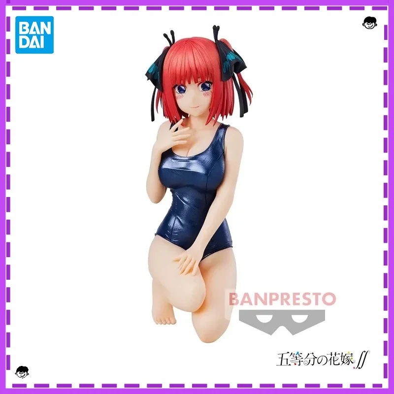 Фигурка аниме Bandai The quintessence Quintuplets, Оригинальная фигурка Накано Нино, купальники для кампуса, экшн-фигурка, игрушки для детей, подарок
Фигурка аниме Bandai The quintessence Quintuplets, Оригинальная фигурка Накано Нино, купальники для кампуса, экшн-фигурка, игрушки для детей, подарок