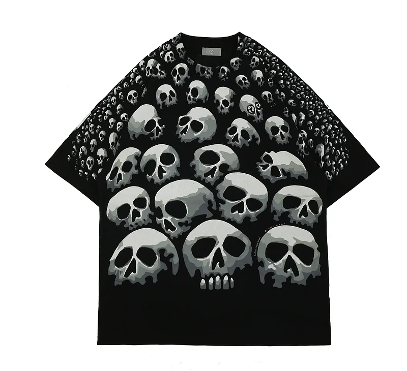 Summer T-shirt Men Women Hip hop Oversized 3D Full Skull Print T-shirt High Quality Streetwear Fashion Harajuku Tees
Summer T-shirt Men Women Hip hop Oversized 3D Full Skull Print T-shirt High Quality Streetwear Fashion Harajuku Tees