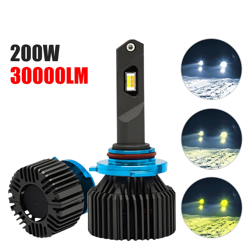 2Pcs Car LED Headlight H1 H4 H7 H8/9/11 9005 9006 Led Bulb 30000LM 3000K/4300K/6000K High Brightness Auto Led Spot Lights
2Pcs Car LED Headlight H1 H4 H7 H8/9/11 9005 9006 Led Bulb 30000LM 3000K/4300K/6000K High Brightness Auto Led Spot Lights