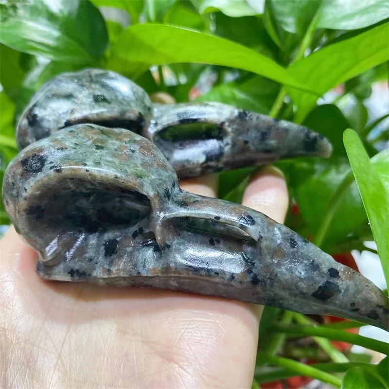 9CM Natural Yoopelite Bird Skull Carved Crystals And Stones Healing Polished Mineral Ornaments Home Decoration 1PCS
9CM Natural Yoopelite Bird Skull Carved Crystals And Stones Healing Polished Mineral Ornaments Home Decoration 1PCS