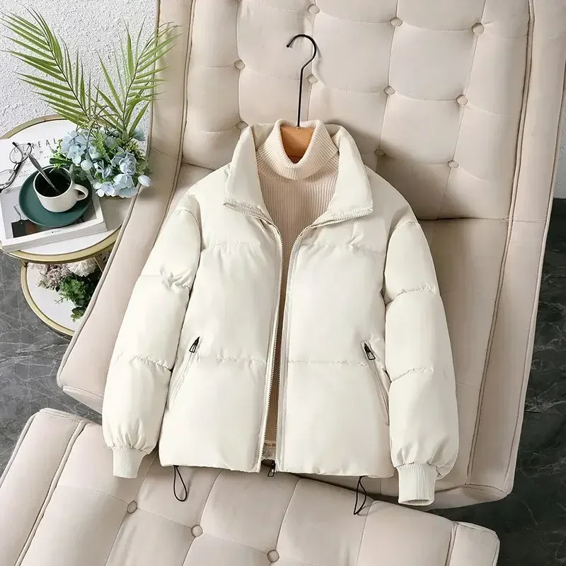 

Cropped Black Jackets for Women Woman Coat Thick Padding Off White Short Duck Down Quilted Padded Lightweight Winter 2023 Heavy