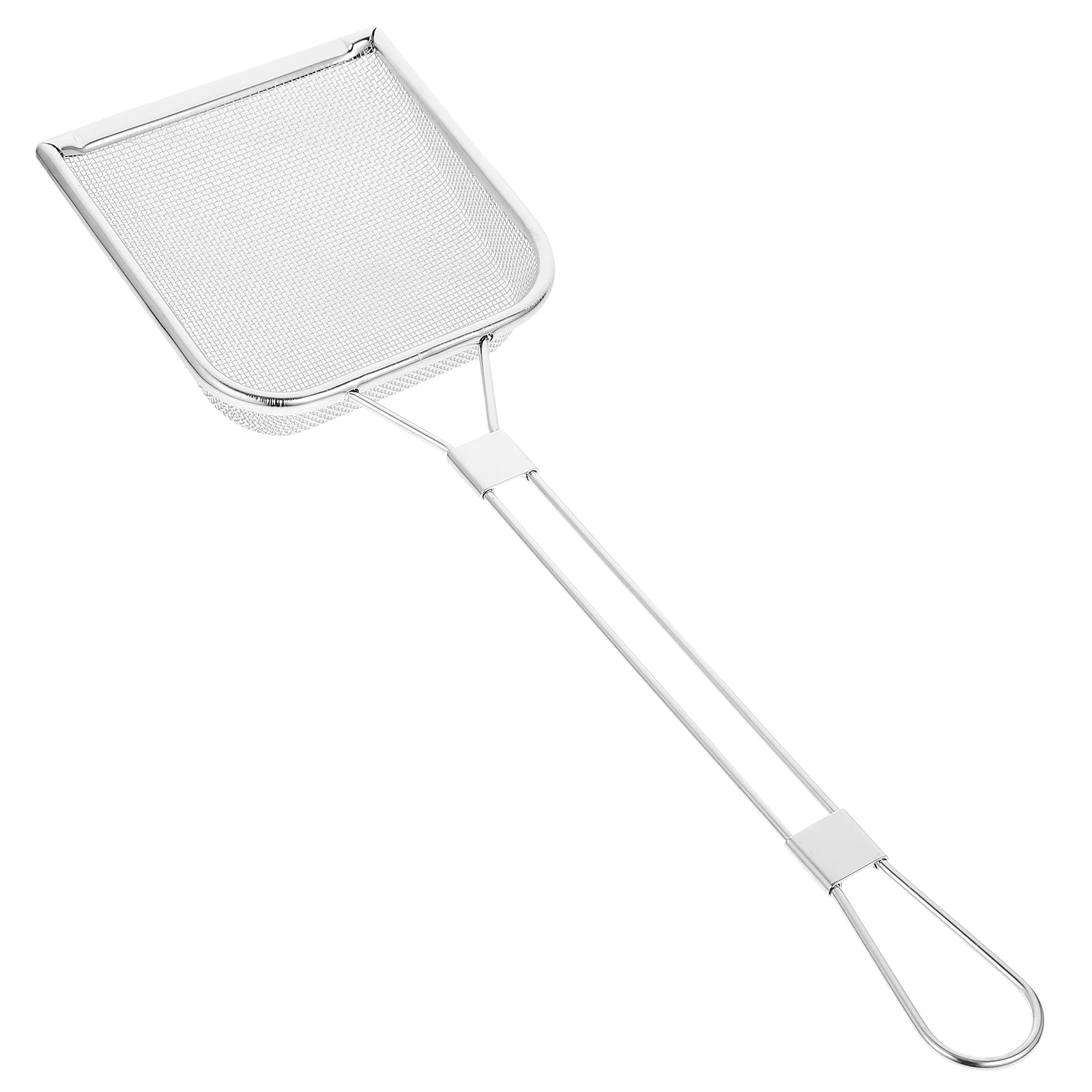

Square Mesh Skimmer Stainless Steel Colander Spoon Fry Ladle Scoop Kitchen Gadgets