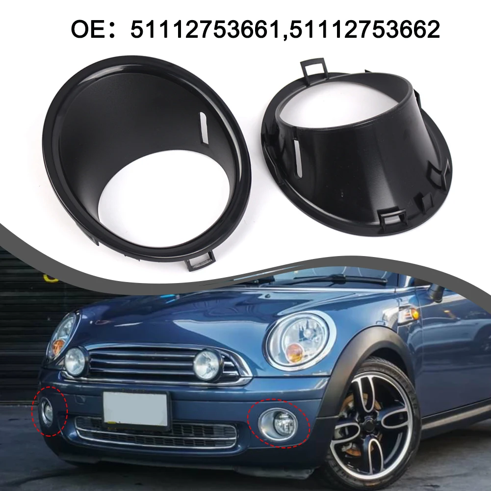 2PCS Car Front Fog Light Lamp Black Trim Ring Cover For Mini For Cooper R55 R56 R57 2007-2011 OE 51112753661 51112753662
2PCS Car Front Fog Light Lamp Black Trim Ring Cover For Mini For Cooper R55 R56 R57 2007-2011 OE 51112753661 51112753662