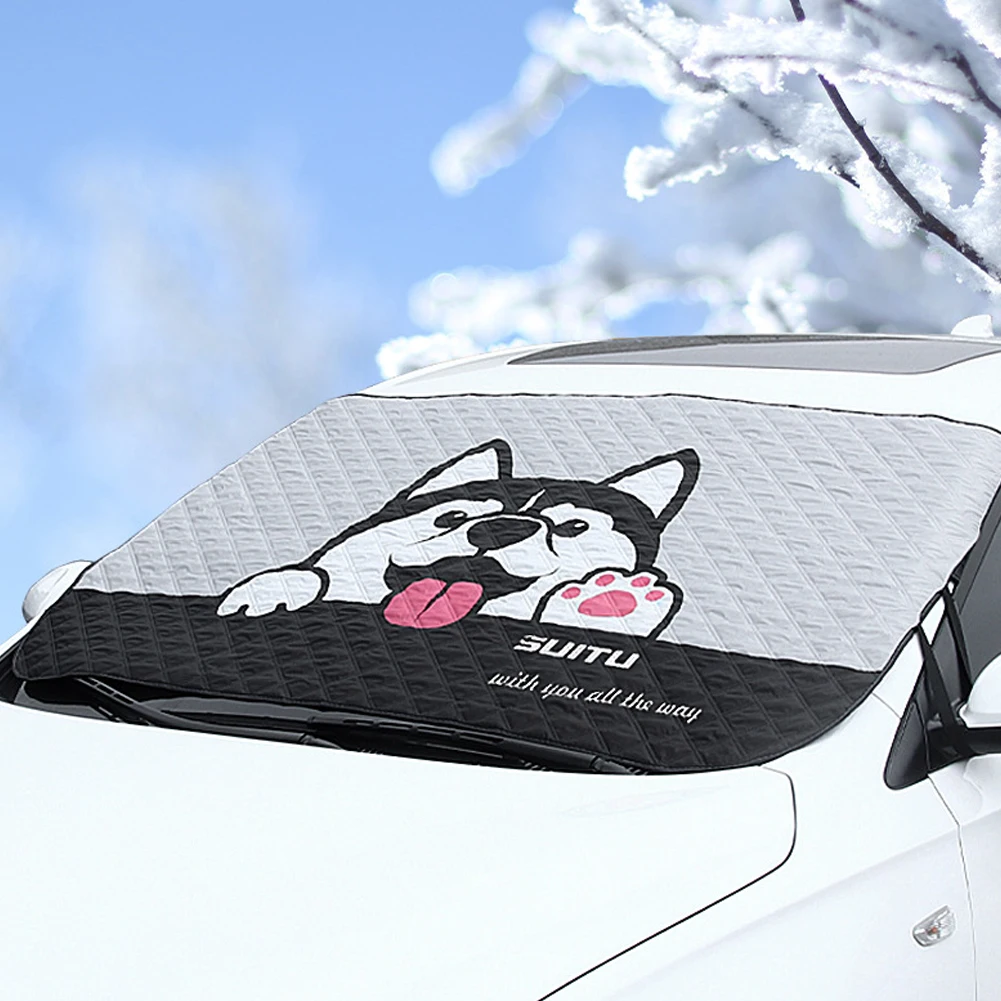 Car Sunscreen Heat-insulating Sunshade Curtain Car Sunshade Front Windshield Cover of Car Window Frost-proof Cloth Snow Cover
Car Sunscreen Heat-insulating Sunshade Curtain Car Sunshade Front Windshield Cover of Car Window Frost-proof Cloth Snow Cover