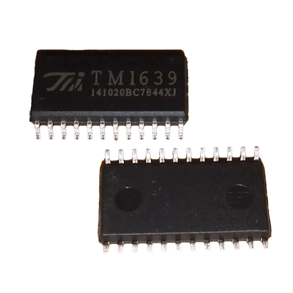 Original TM1639 SOP24 LED Patch package LED digital tube display driver IC 
Original TM1639 SOP24 LED Patch package LED digital tube display driver IC