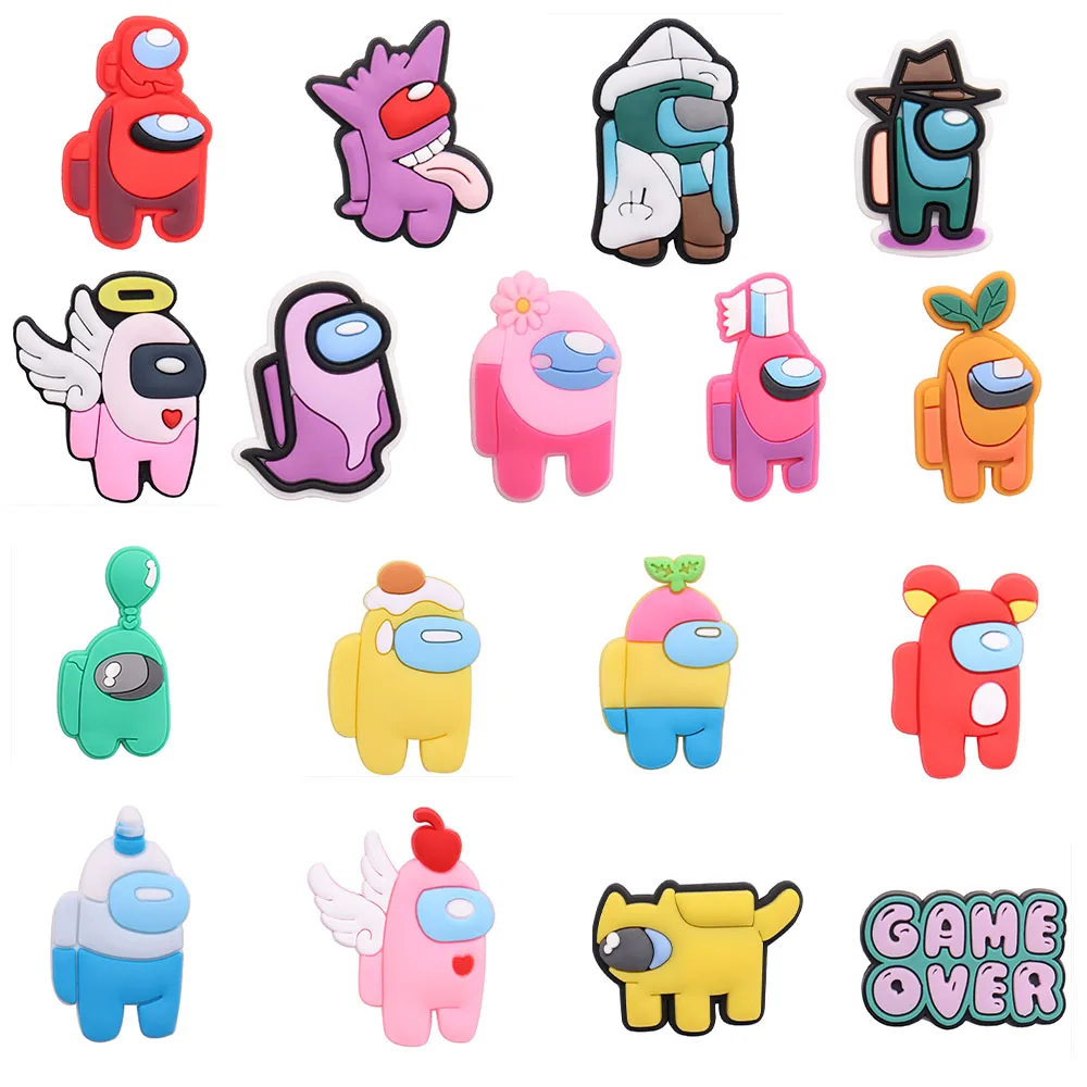 Good Quality 1pcs PVC Shoe Charms Cartoon Game Funny Alien Monster Accessories DIY Shoe Ornament Fit Wristband Croc Jibz
Good Quality 1pcs PVC Shoe Charms Cartoon Game Funny Alien Monster Accessories DIY Shoe Ornament Fit Wristband Croc Jibz