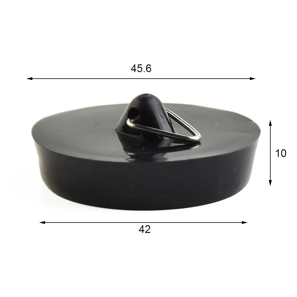 

Fittings Drain Stopper Home Furnishings Kitchen Sink Bathroom Bathtub Replacement Rubber Rubber Sink Plug With A Hanging Ring