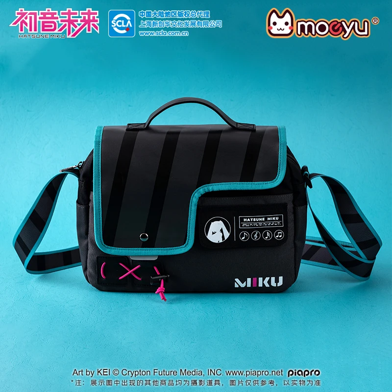 

Официальная Женская и мужская сумка-Мику Аниме Moeyu Hatsune, Наплечные сумки через плечо, функциональная многофункциональная сумка, фигурка, Сумка с магнитной пряжкой