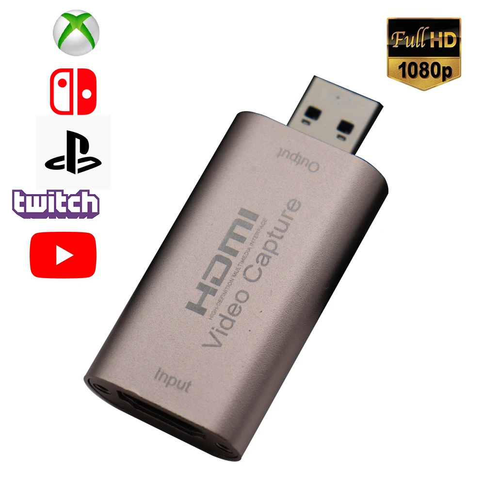 4K HDMI-совместимая карта видеозахвата USB 3.0 USB2.0 записывающее устройство для PS4 игр DVD