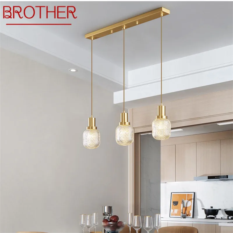 BROTHER Contemporary Gold LED Brass Hanging Lamp Creative Decorative Pendant Light For Home Dining Bed Room
BROTHER Contemporary Gold LED Brass Hanging Lamp Creative Decorative Pendant Light For Home Dining Bed Room