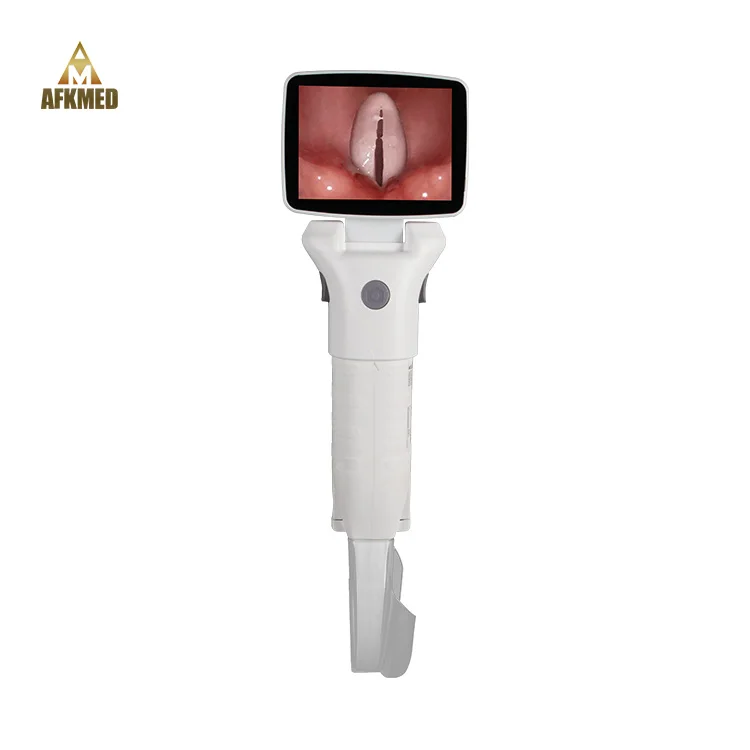 Anti fog medical grade polycarbonate Reusable video laryngoscope with visual blade for intubation 
Anti fog medical grade polycarbonate Reusable video laryngoscope with visual blade for intubation