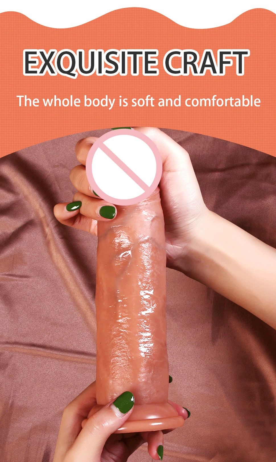 Soft Sliding Penis for Women Realistic Dildo With Strong Suction Cup Female Vagina Masturbator Couple Adult Sex Toys Big Dick Soft Sliding Penis for Women Realistic Dildo With Strong Suction Cup Female Vagina Masturbator Couple Adult Sex Toys Big Dick