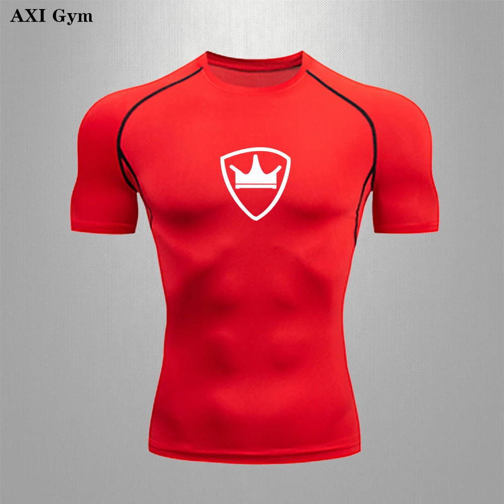 

Men's Running Fitness Sports T-Shirt Gym Fitness Quick-Drying Tights MMA Cycling Basketball Exercise Sportswear Yoga Clothes