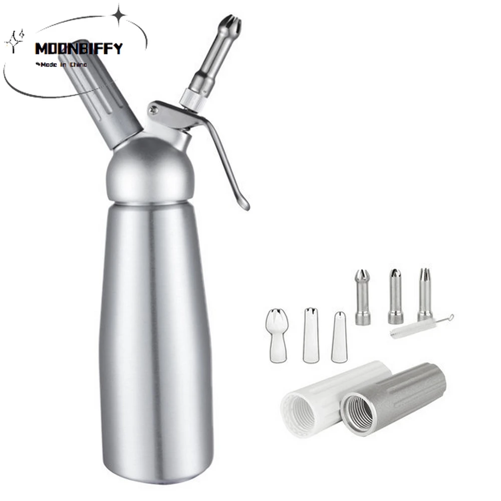 0.5L/1L Professional 304#stainless Steel/Aluminum Cream Foamer Gun Whipper Butter Dispenser Coffee Dessert Cake DIY Bake Tools
0.5L/1L Professional 304#stainless Steel/Aluminum Cream Foamer Gun Whipper Butter Dispenser Coffee Dessert Cake DIY Bake Tools
