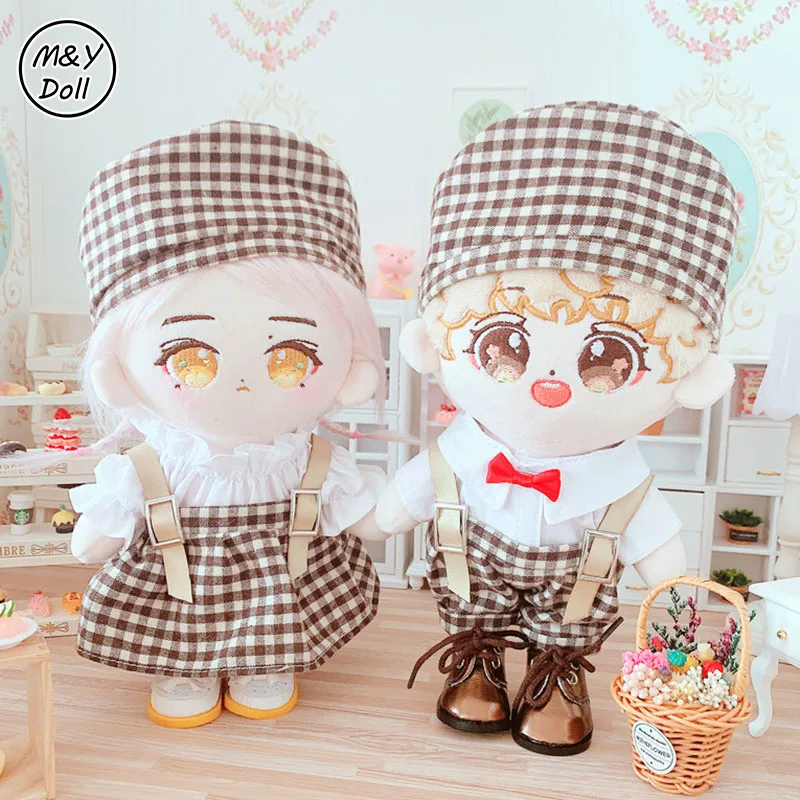 20CM Sean Xiao Yibo Doll Clothes Black Plaid Dress Coffee Maker Couple Suit Toy Dolls Accessories
20CM Sean Xiao Yibo Doll Clothes Black Plaid Dress Coffee Maker Couple Suit Toy Dolls Accessories