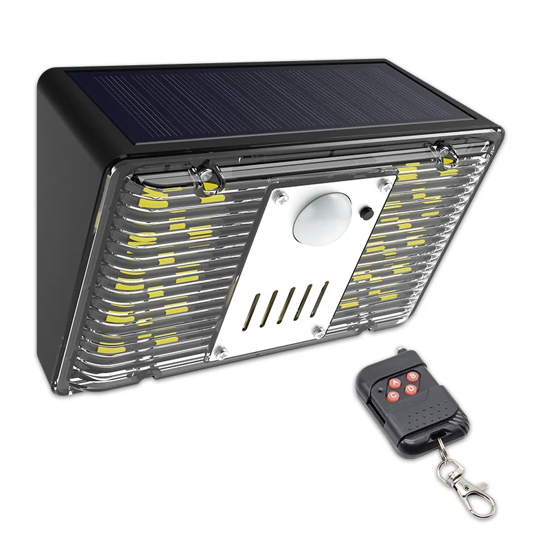 D2 Solar Light Alarm Wall Lamp Remote Control Security Motion Sensor Alarm Siren 129DB Detector For RV Trailer Home Yard Outdoor
D2 Solar Light Alarm Wall Lamp Remote Control Security Motion Sensor Alarm Siren 129DB Detector For RV Trailer Home Yard Outdoor