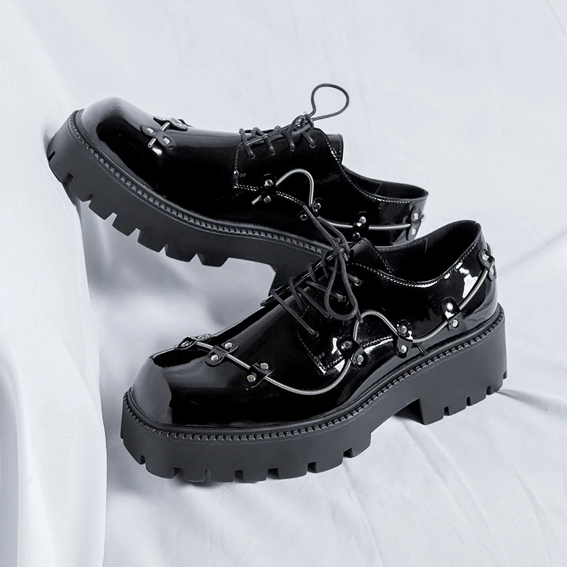 Classic Black Glitter Leather Mens Shoes Casual Luxury Designer Shoes Men Work Shoe Comfy Height Increasing Platform Shoes Man 
Classic Black Glitter Leather Mens Shoes Casual Luxury Designer Shoes Men Work Shoe Comfy Height Increasing Platform Shoes Man