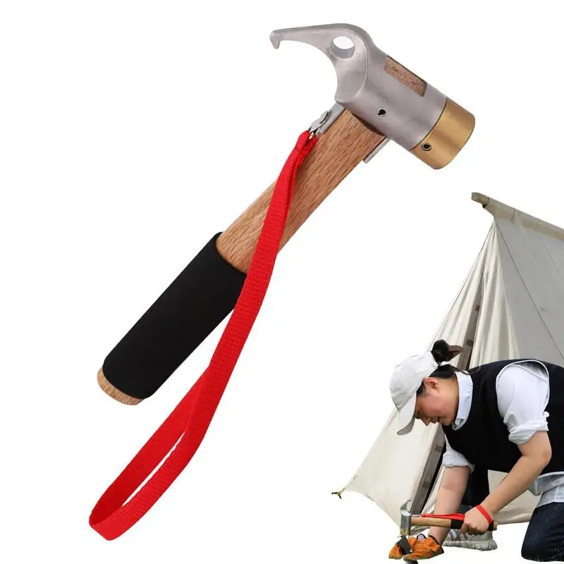 Tent Stake Hammer Tent Stake Puller Hammer Tent Peg Accessory With Anti-Off Rope For Outdoor Camping Homework And Roofer's
Tent Stake Hammer Tent Stake Puller Hammer Tent Peg Accessory With Anti-Off Rope For Outdoor Camping Homework And Roofer's