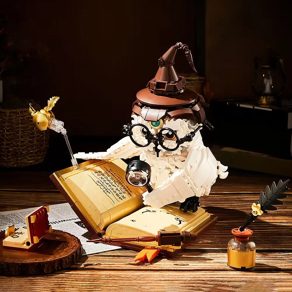 creative expert Ideas Owl series moc Building Block bricks Magical World model toy harry kids gifts Christmas 1162pcs creative expert Ideas Owl series moc Building Block bricks Magical World model toy harry kids gifts Christmas 1162pcs