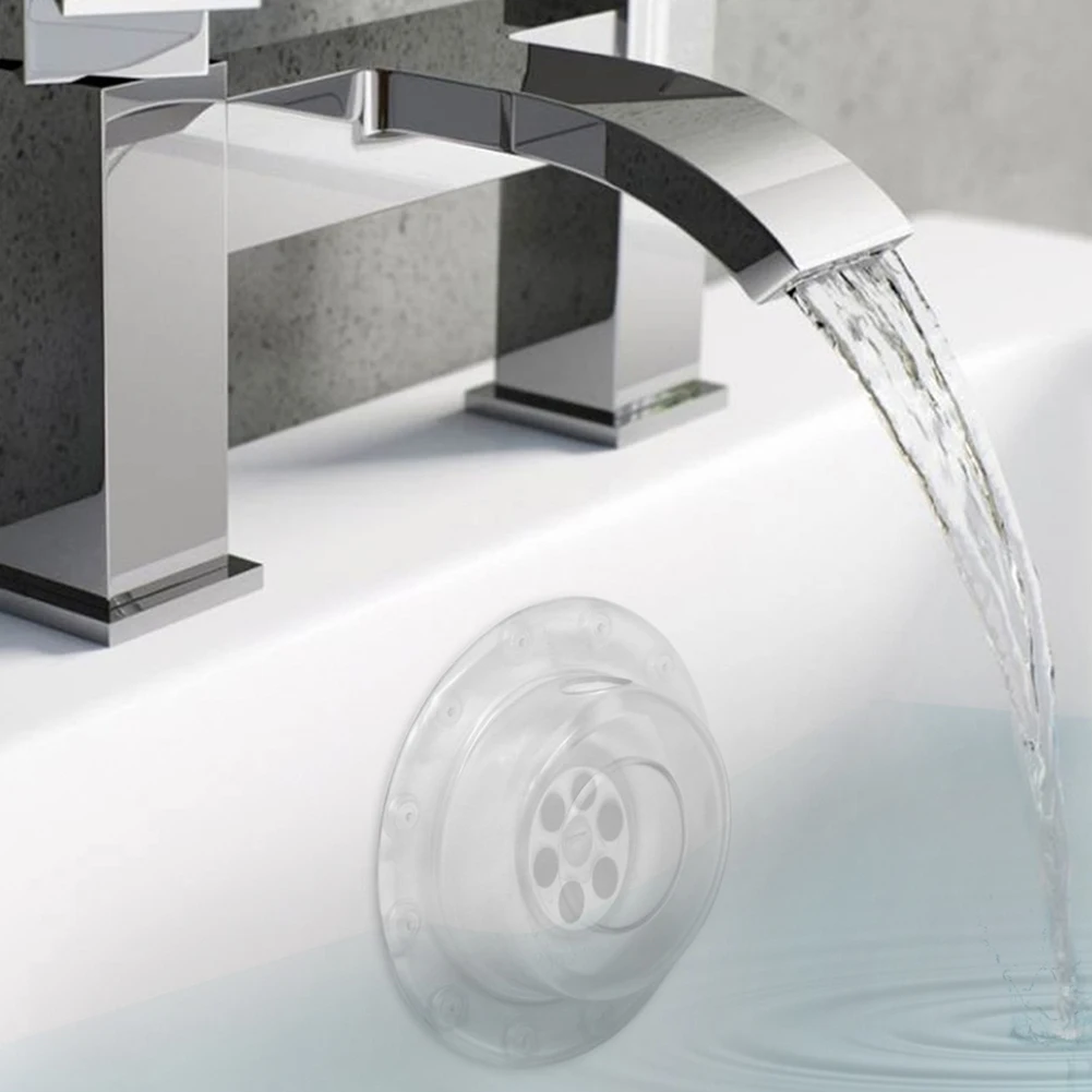 Overflow Drain Trim Bathtub Drain Cover 1 X 16x16x5cm Clear PVC Strong Suction Cups Ultra-Tight Seal Bathroom Room
Overflow Drain Trim Bathtub Drain Cover 1 X 16x16x5cm Clear PVC Strong Suction Cups Ultra-Tight Seal Bathroom Room