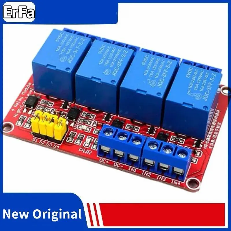 4 Channel High/Low Level Trigger Relay Module 5V12V24V,Home Intelligent Control Module,With Optocoupler Isolation Output Board
4 Channel High/Low Level Trigger Relay Module 5V12V24V,Home Intelligent Control Module,With Optocoupler Isolation Output Board