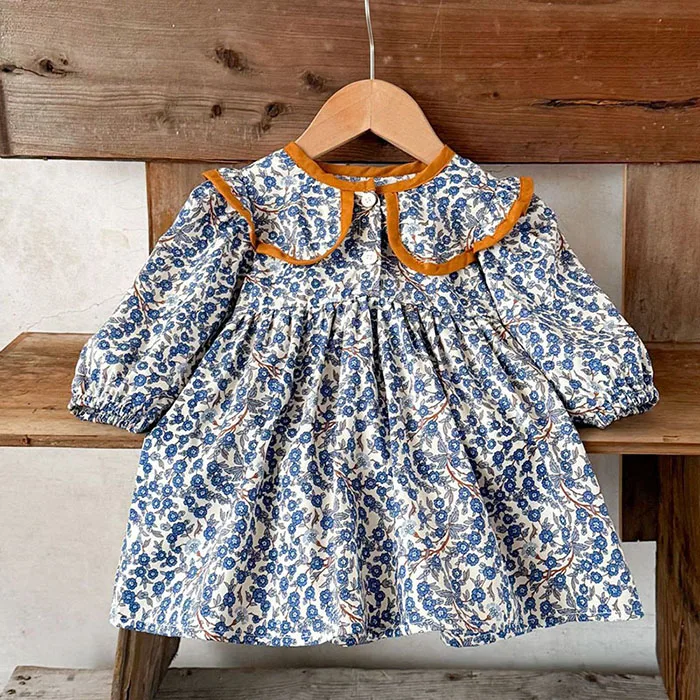 2025 New Autumn Children Clothes 1-5Yrs Girl Party Dress Children Clothes Long Sleeved Cotton Printed Kids Princess Dresses 3 Sacfa683f487c40ed8784bf01e74bdc4c6