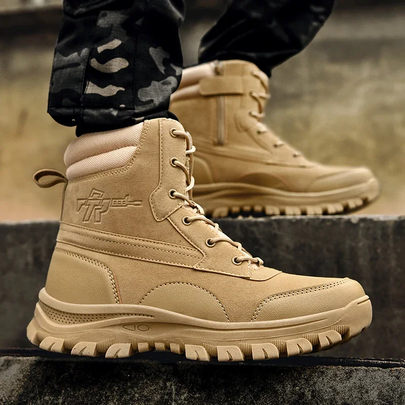 New Men Waterproof Leather Hiking Work Boots Non-Slip Lightweight Military Combat &Tactical Breathable Non-Slip Desert
New Men Waterproof Leather Hiking Work Boots Non-Slip Lightweight Military Combat &Tactical Breathable Non-Slip Desert