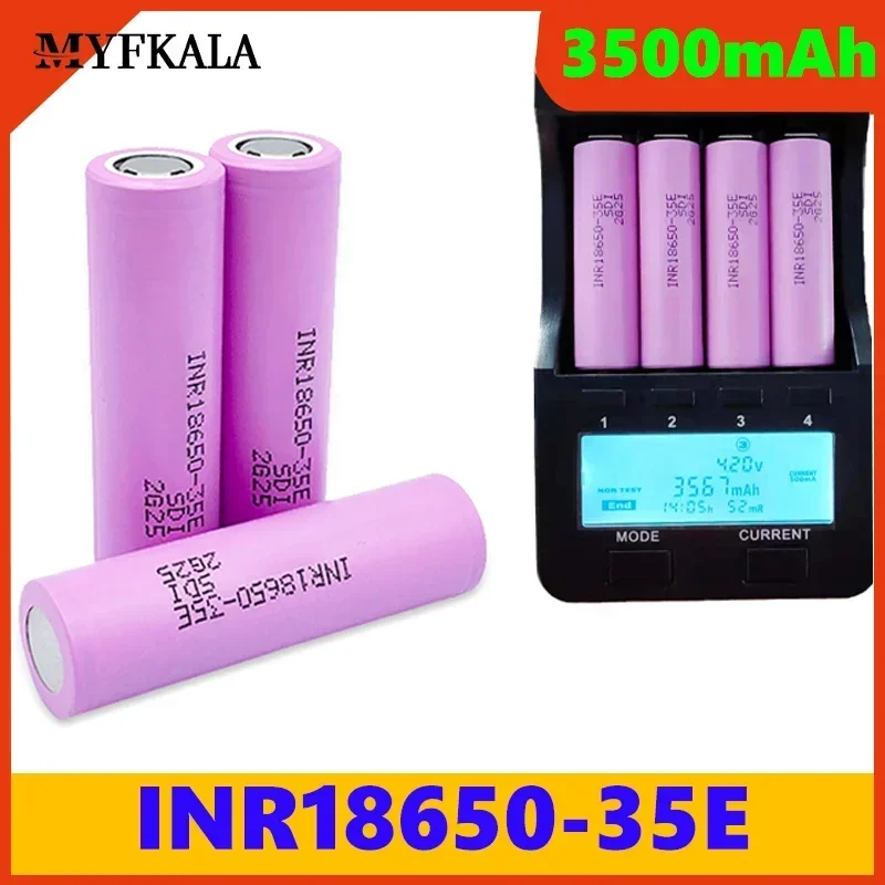 100% New Origineel 18650 3500mah 20A Ontlading INR18650 35E 1-10PCS 3.7V Li-Ion Oplaadbare Battery
100% New Origineel 18650 3500mah 20A Ontlading INR18650 35E 1-10PCS 3.7V Li-Ion Oplaadbare Battery