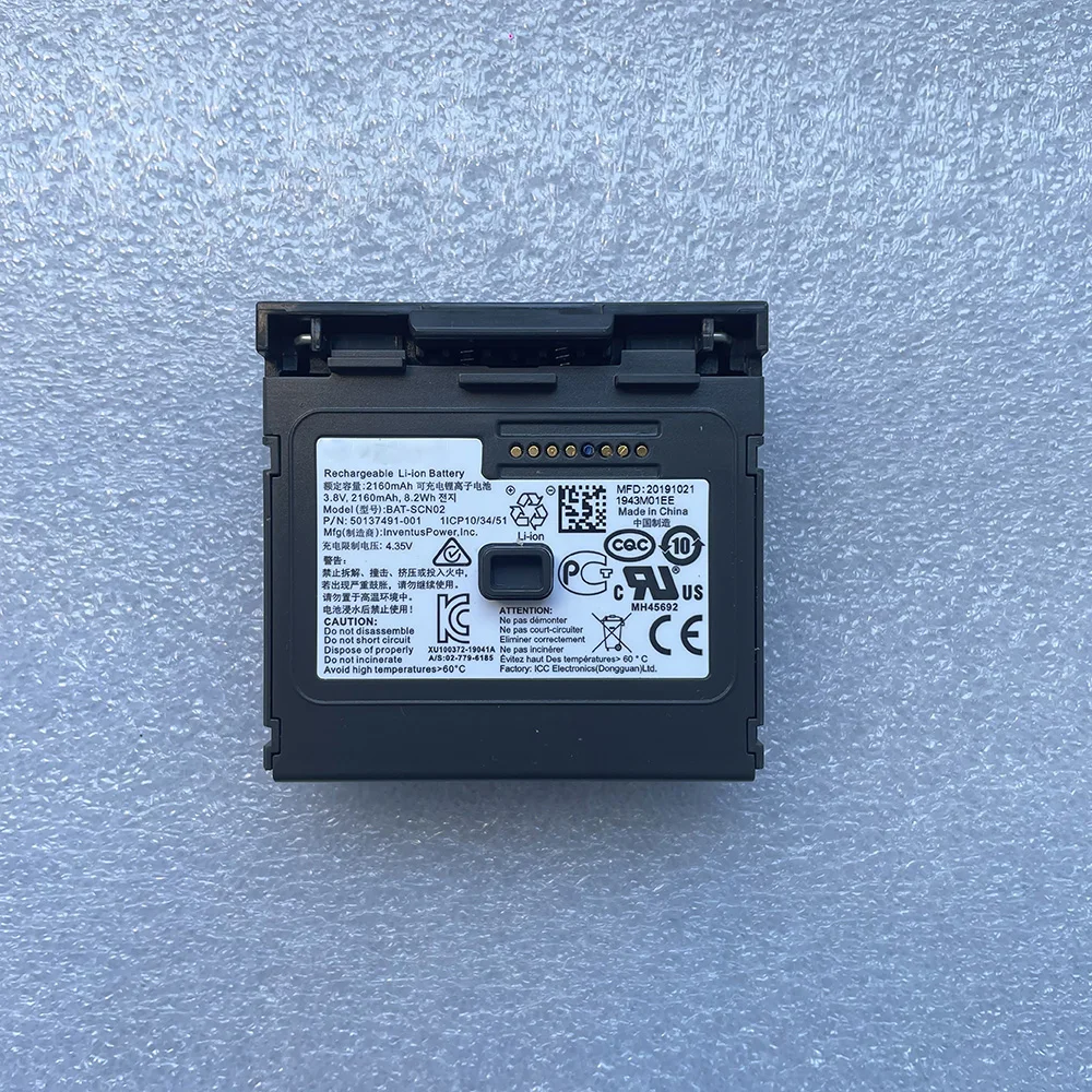 New Original for Honeywell 8680i BAT-SCN02 50137491-001 2160mAh/8.2Wh 3.8V Battery
New Original for Honeywell 8680i BAT-SCN02 50137491-001 2160mAh/8.2Wh 3.8V Battery