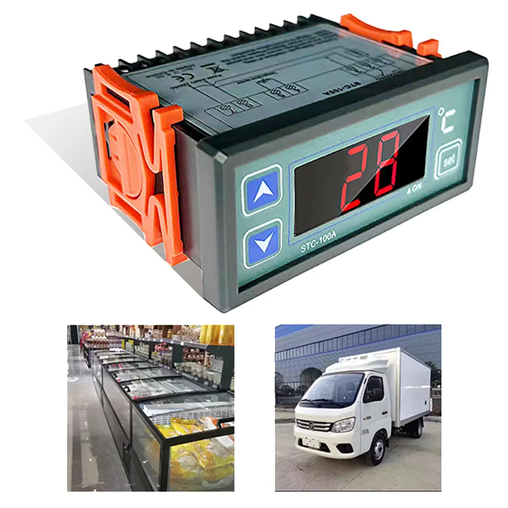 Digital Thermostat Microcomputer Temperature Controller With Refrigeration LED Display Thermostat With Heat/Cooling Control
Digital Thermostat Microcomputer Temperature Controller With Refrigeration LED Display Thermostat With Heat/Cooling Control