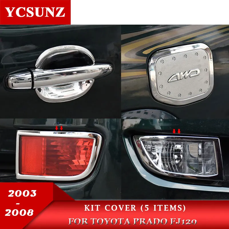 Chrome Kit Cover Door Handle cover For Toyota Prado Land Cruiser Prado fj120 2003 2004 2005 2006 2007 2008 Ycsunz
Chrome Kit Cover Door Handle cover For Toyota Prado Land Cruiser Prado fj120 2003 2004 2005 2006 2007 2008 Ycsunz