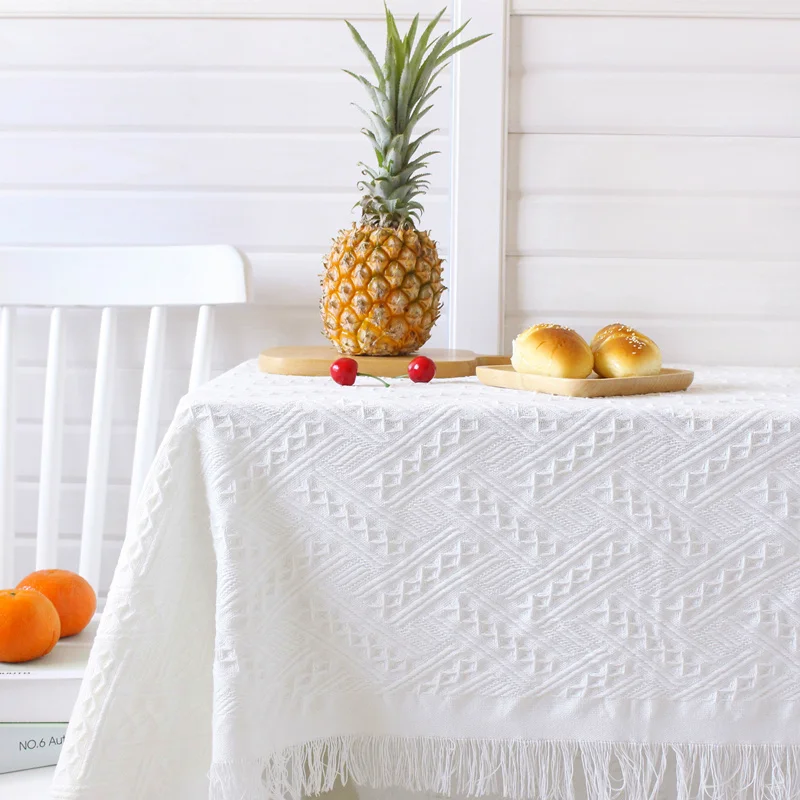 

C9tablecloth ins style white thickened versatile dormitory dressing table dustproof photography background cloth picnic dessert