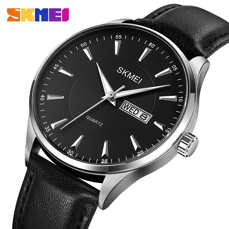 SKMEI New Casual Genuine Leather Strap Watch For Mens Male Fashion Quartz Wristwatches Waterproof Date Week Clcok reloj hombre
SKMEI New Casual Genuine Leather Strap Watch For Mens Male Fashion Quartz Wristwatches Waterproof Date Week Clcok reloj hombre