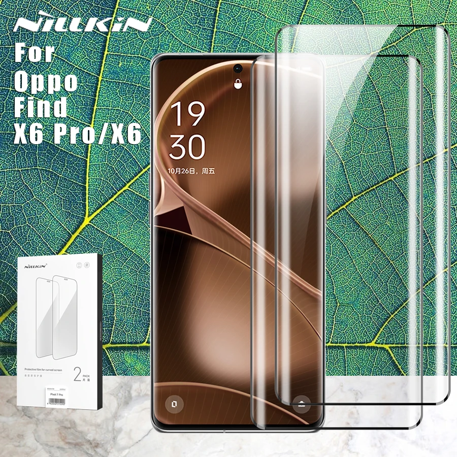 Nillkin для Oppo Find X6 Pro / X6 5G Film 2 шт. ударопрочная изогнутая пленка защита для экрана для Oppo X6
Nillkin для Oppo Find X6 Pro / X6 5G Film 2 шт. ударопрочная изогнутая пленка защита для экрана для Oppo X6