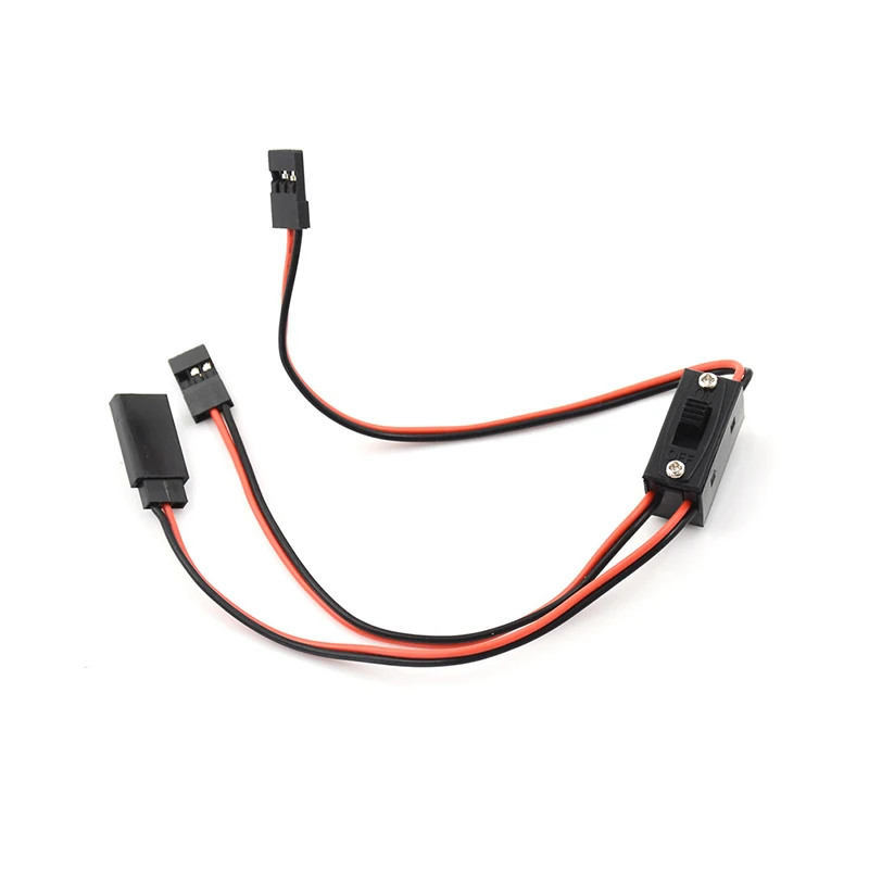 

1 Piece Control Receiver Power Switch Three Interfaces RC Switch Receiver Battery On/Off With JR Lead Connectors And Charge Lead