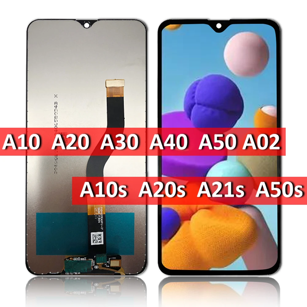 

LCD Display For Samsung A02 A10 A10S A20S A21S A50 A20 A30 A40 A50s LCD Display Touch Screen Digitizer Assembly