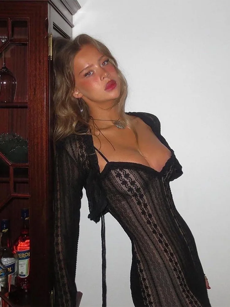 Vintage Women Lace Sexy Dress Casual Elegant V-Neck Spaghetti Strap Backless Long Dresses Summer Female Party Beach Vestidos
Vintage Women Lace Sexy Dress Casual Elegant V-Neck Spaghetti Strap Backless Long Dresses Summer Female Party Beach Vestidos