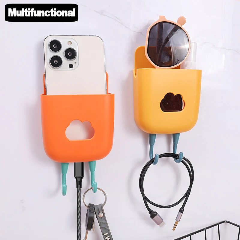Punch-free Mobile Phone Holder Hooks Wall Mount Stand Remote Control Organizer Storage Box Charging Bedside Container Rack
Punch-free Mobile Phone Holder Hooks Wall Mount Stand Remote Control Organizer Storage Box Charging Bedside Container Rack