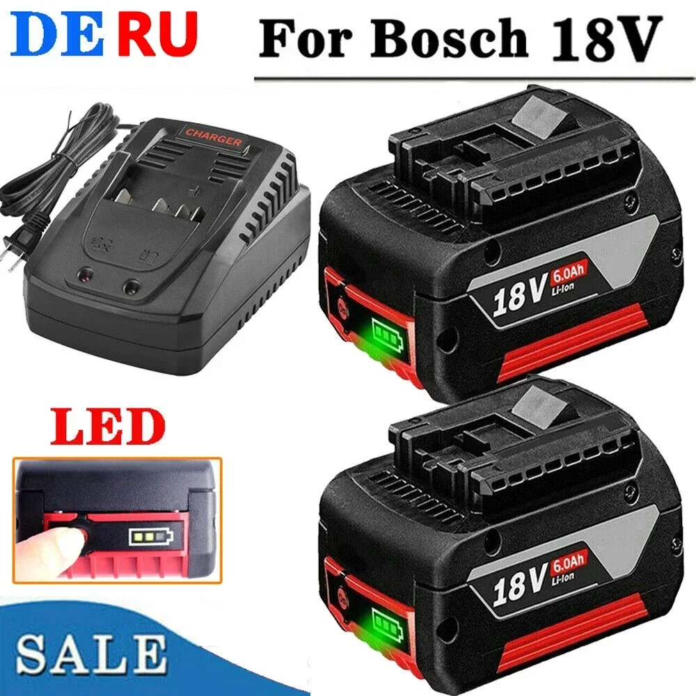 6.0Ah Battery Original for Bosch 18V Professional GBA GBH GSR GSB BAT618 BAT609 BAT620 Replacement Battery
6.0Ah Battery Original for Bosch 18V Professional GBA GBH GSR GSB BAT618 BAT609 BAT620 Replacement Battery