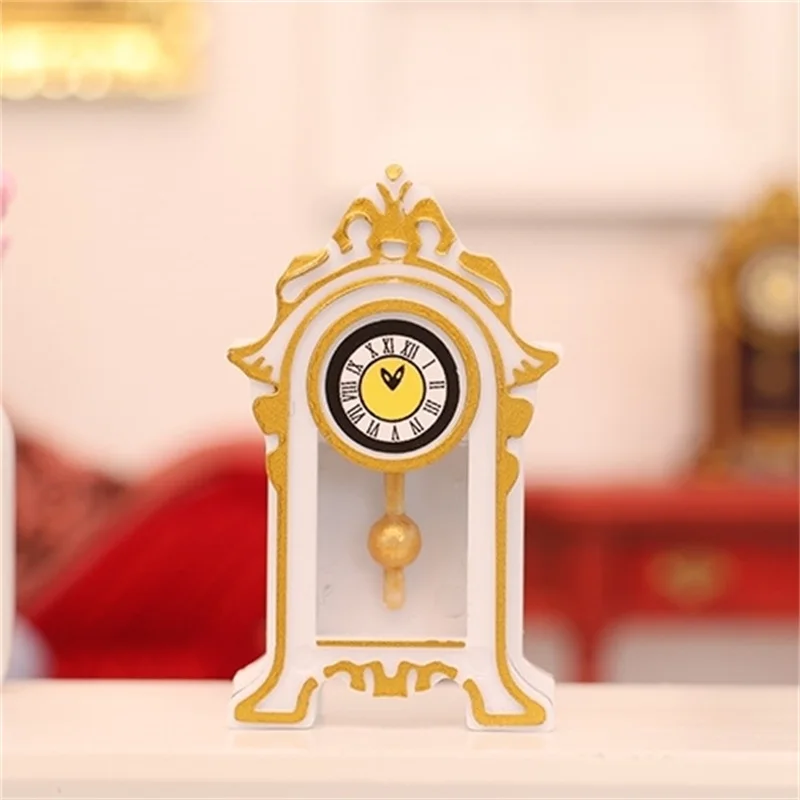 1:12 Dollhouse Miniature European Vintage Clock Desk Clock Alarm Clock Standing Clock Home Decor Toy Doll House Accessories
1:12 Dollhouse Miniature European Vintage Clock Desk Clock Alarm Clock Standing Clock Home Decor Toy Doll House Accessories