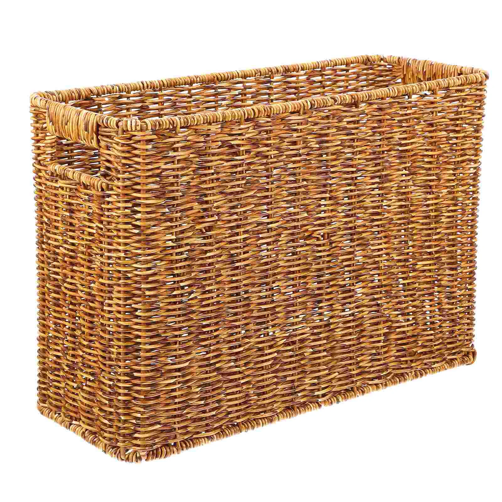 Nuobesty Japanese Decor Woven Storage Basket Rectangular Wicker Baskets Natural Woven Hyacinth Magazine Storage Organizer Bin
Nuobesty Japanese Decor Woven Storage Basket Rectangular Wicker Baskets Natural Woven Hyacinth Magazine Storage Organizer Bin