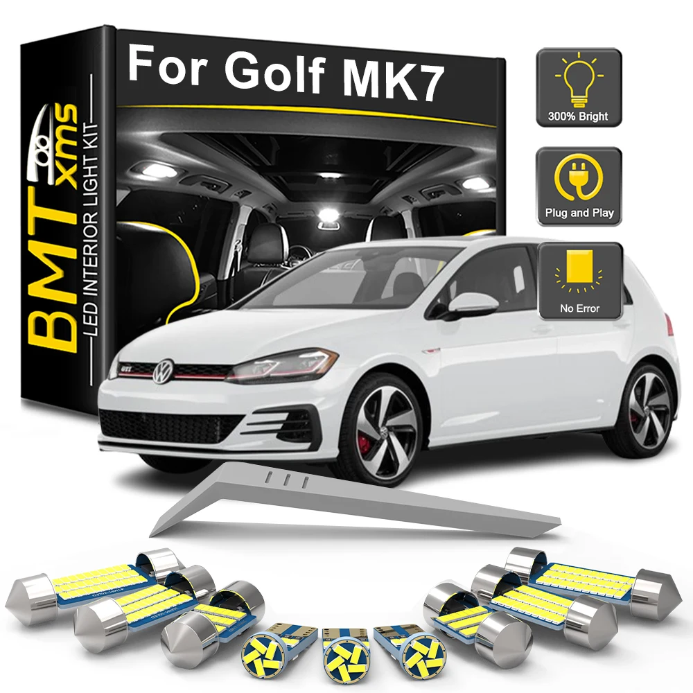 BMTxms 13Pcs Canbus For VW Volkswagen Golf 7 MK7 VII GTI 2013 2014 2015 2016 2017 2018 LED Interior Light Bulb Kit Vehicle Lamp
BMTxms 13Pcs Canbus For VW Volkswagen Golf 7 MK7 VII GTI 2013 2014 2015 2016 2017 2018 LED Interior Light Bulb Kit Vehicle Lamp