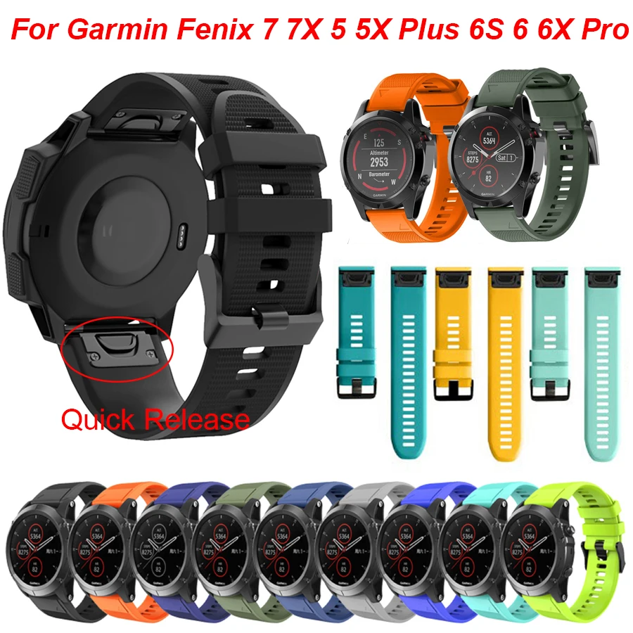 22mm 26mm Smart Watch Band For Garmin Fenix 7 7X Silicone Strap Quick Release Watchband Fenix 6X 6 Pro 5X 5 935 Bracelets Correa
22mm 26mm Smart Watch Band For Garmin Fenix 7 7X Silicone Strap Quick Release Watchband Fenix 6X 6 Pro 5X 5 935 Bracelets Correa