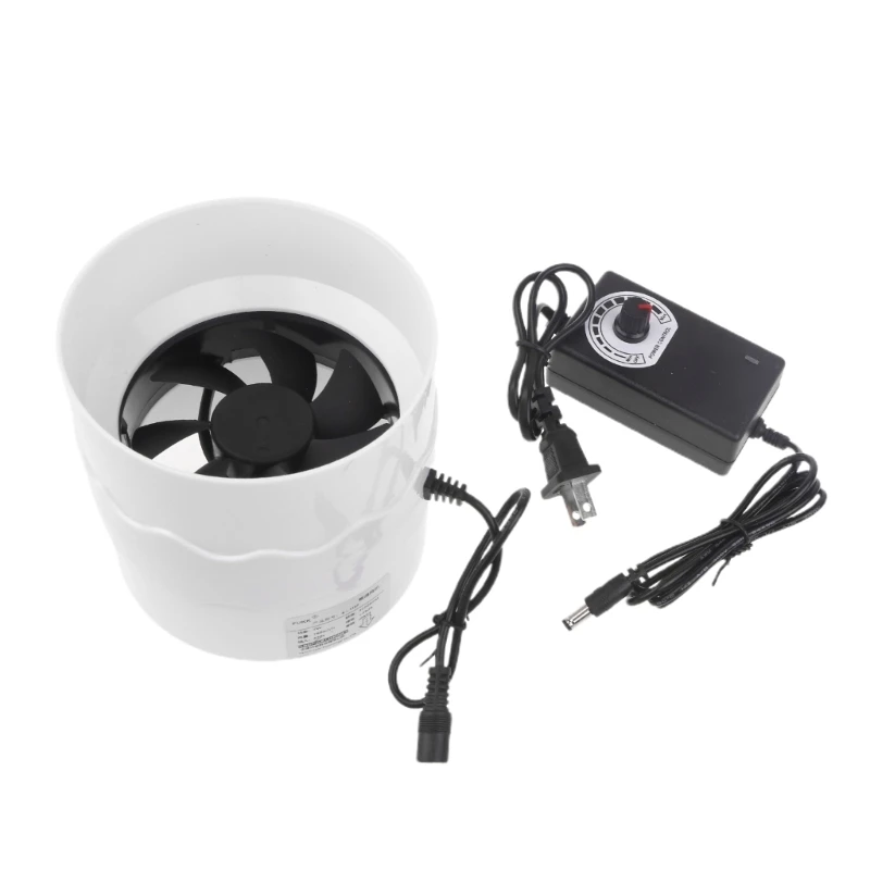 

Inline Duct Fan Air Ventilator Pipe Ventilation Exhaust Fan Adjustable Extractor Bathroom Toilet Wall Fan Booster